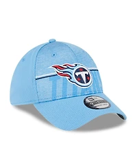 Men's New Era Light Blue Tennessee Titans 2023 Nfl Training Camp 39THIRTY Flex Fit Hat
