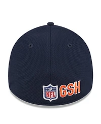 Men's New Era Navy Chicago Bears 2023 Nfl Training Camp Alternate Logo 39THIRTY Flex Fit Hat