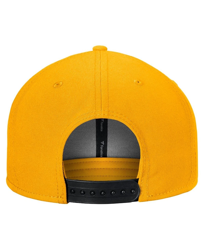 Men's Fanatics Gold Boston Bruins Fundamental Adjustable Hat