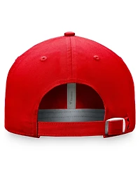 Men's Fanatics Red Distressed Washington Capitals Heritage Vintage-Like Adjustable Hat