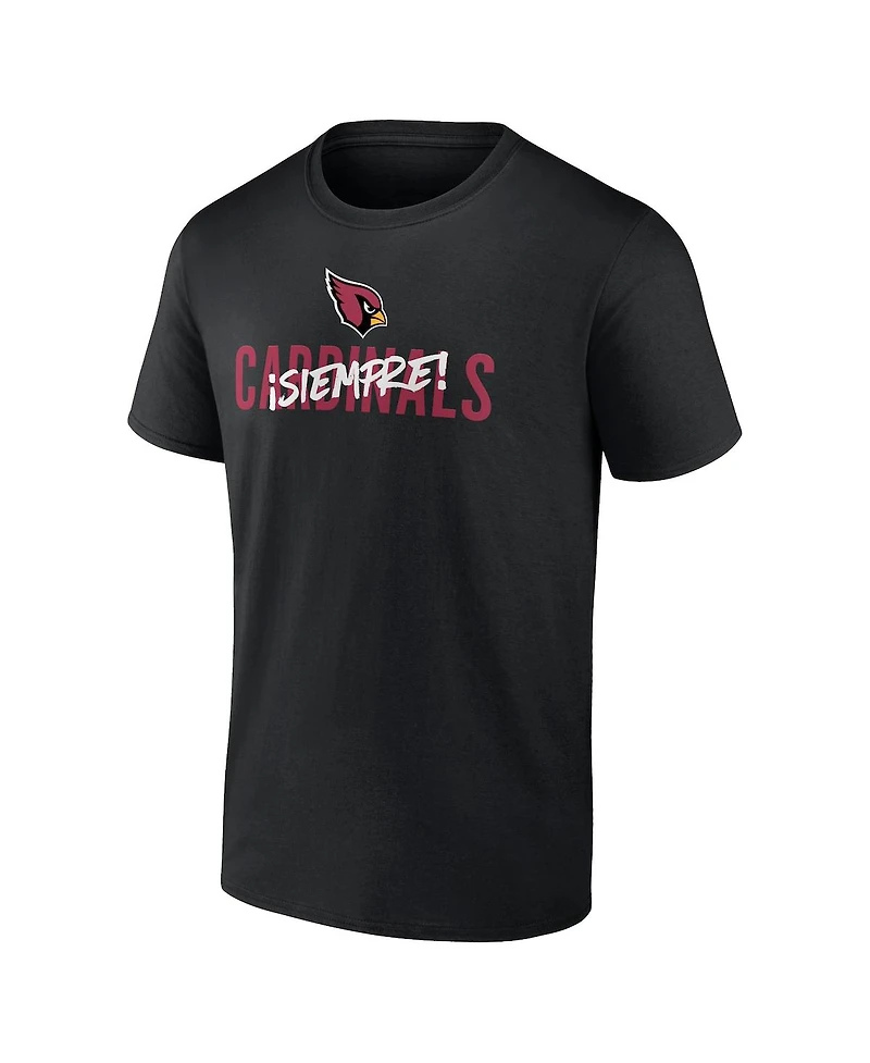 Men's Fanatics Black Arizona Cardinals Siempre T-shirt