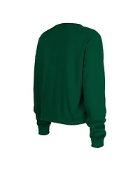 Women's New Era Green Bay Packers Thermal Crop Long Sleeve T-shirt