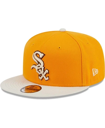 Men's New Era Gold Chicago White Sox Tiramisu 9FIFTY Snapback Hat