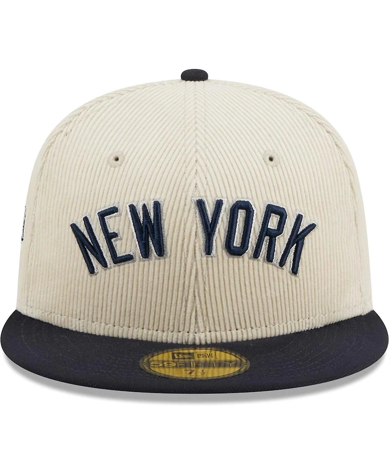 Men's New Era White York Yankees Corduroy Classic 59FIFTY Fitted Hat