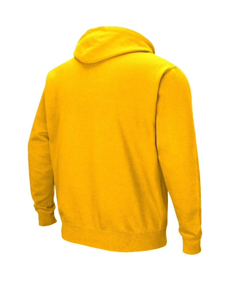 Men's Colosseum Gold North Carolina A&T Aggies Isle Pullover Hoodie
