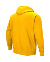 Men's Colosseum Gold North Carolina A&T Aggies Isle Pullover Hoodie