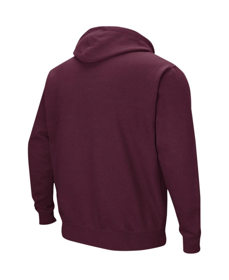 Men's Colosseum Maroon Texas A&M Aggies Double Arch Pullover Hoodie