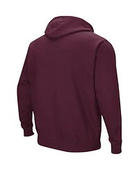 Men's Colosseum Maroon Texas A&M Aggies Double Arch Pullover Hoodie