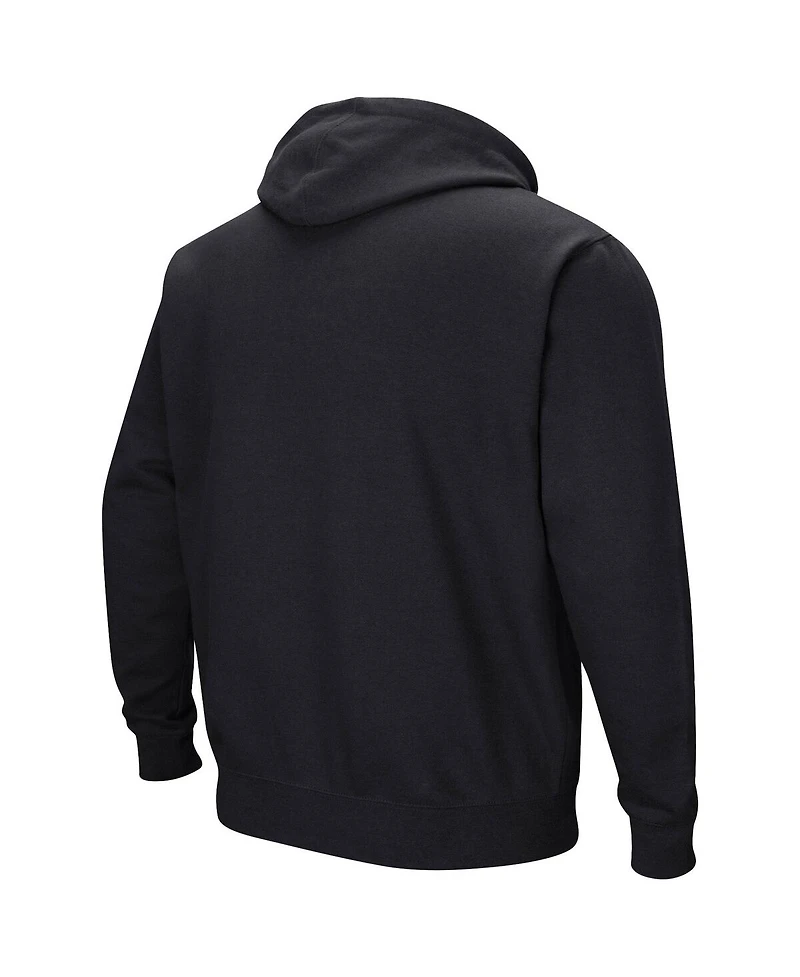Men's Colosseum Black Oklahoma State Cowboys Sunrise Pullover Hoodie