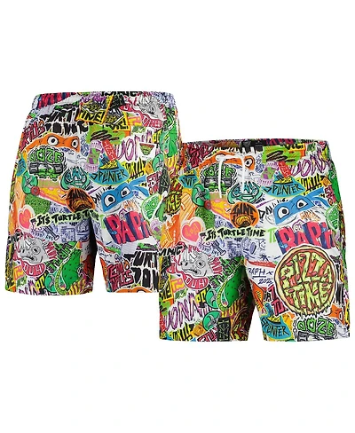 Men's Freeze Max Blue Teenage Mutant Ninja Turtles Team Turtles Woven Shorts