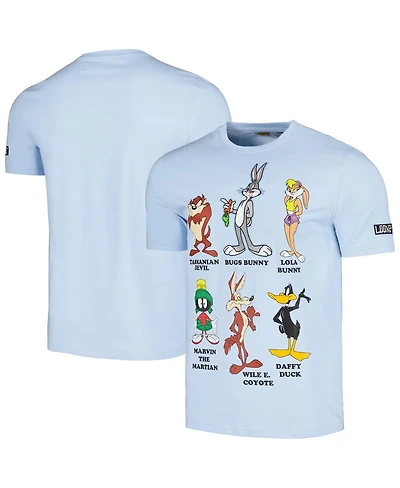 Men's and Women's Freeze Max Light Blue Looney Tunes Family Collage T-shirt