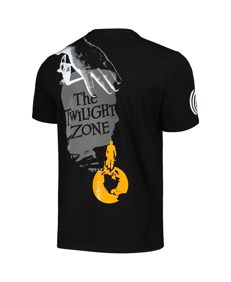 Men's and Women's Freeze Max Black Distressed The Twilight Zone Logo T-shirt