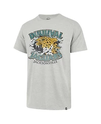 Men's '47 Brand Gray Distressed Jacksonville Jaguars Regional Franklin T-shirt
