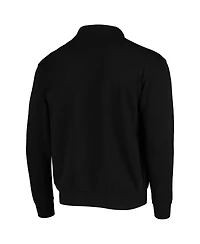 Men's Colosseum Black Utah Utes Tortugas Logo Quarter-Zip Jacket