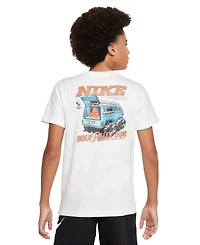 Nike Big Kids Sportswear Cotton Sole Rally Graphic T-Shirt