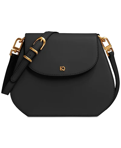 Donna Karan New York Bellerose Leather Flap Crossbody
