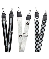 Women's Las Vegas Raiders 3-Pack Bag Strap Set