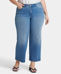 Nydj Plus Size Teresa Wide Leg Ankle Jeans