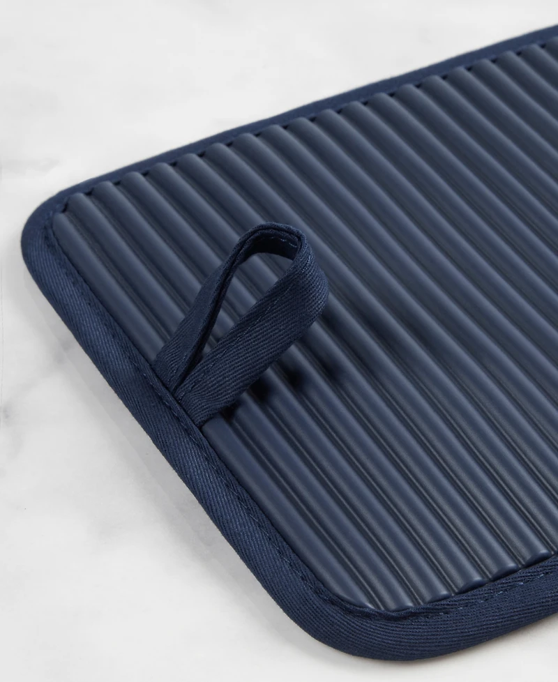 KitchenAid Ribbed Soft Silicone Pot Holder 2-Pack Set, 7" x 9"