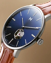 Mvmt Men's Legacy Slim Automatic Tan Leather Watch 42mm