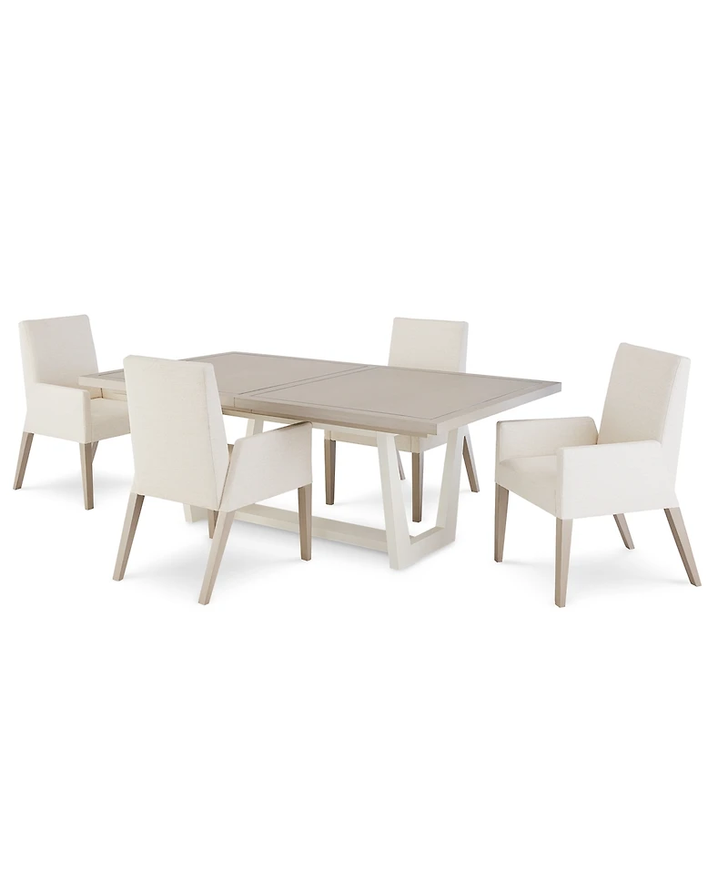 Stratum 5pc Dining Set (Table + 4 Chairs)