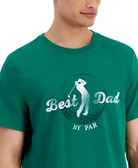 Club Room Men's Best Dad By Par Regular-Fit Graphic T-Shirt, Created for Macy's