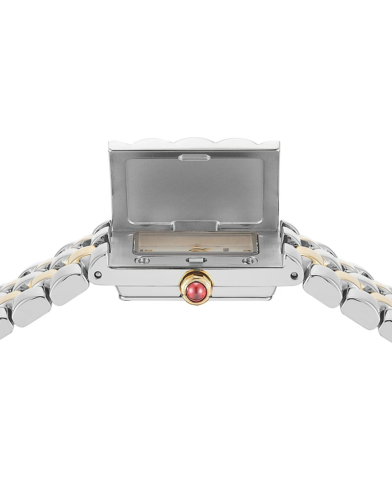 Salvatore Ferragamo Women's Swiss Two-Tone Stainless Steel Bracelet Watch 19x30mm