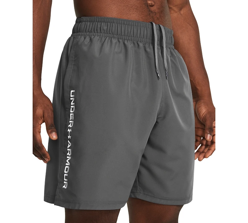 Under Armour Men's Moisture-Wicking Logo-Print 8-1/4" Tech Shorts