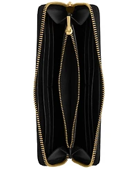 Coach Slim Accordion Leather Zip-Around Wallet