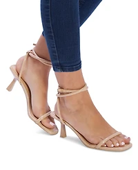 Aldo Women's Dime Strappy Ankle Wrap Dress Sandals
