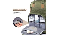 iniuniu Diaper Bag Backpack, Unisex Baby Bags for Boys Girls, Waterproof Travel