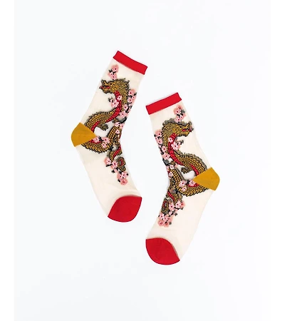 Sock Candy Women's Year of the Dragon Sheer Sock