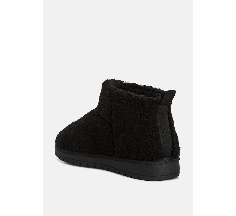 anatole fleece exterior fluffy boots