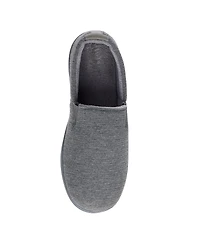 Isotoner Men's Textured Knit Kai Closed Back Slippers with Gel-Infused Memory Foam