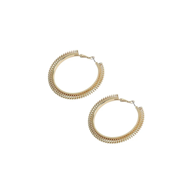 Sohi Women's Spring Hoop Earrings