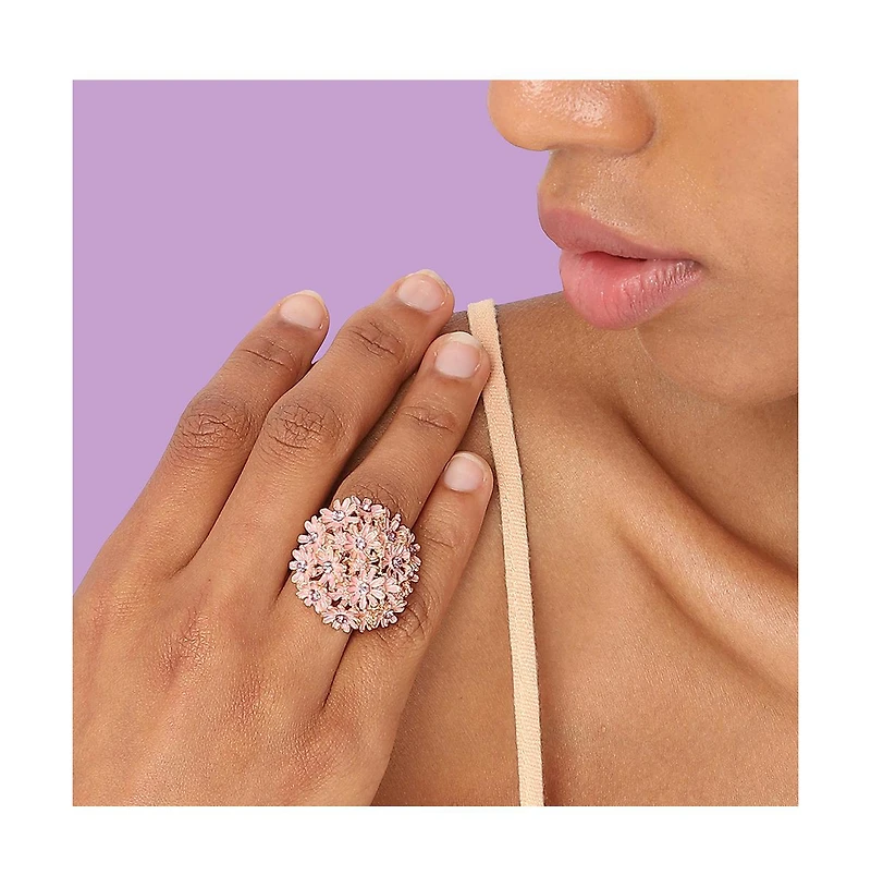 Sohi Women's Daisies Cocktail Ring