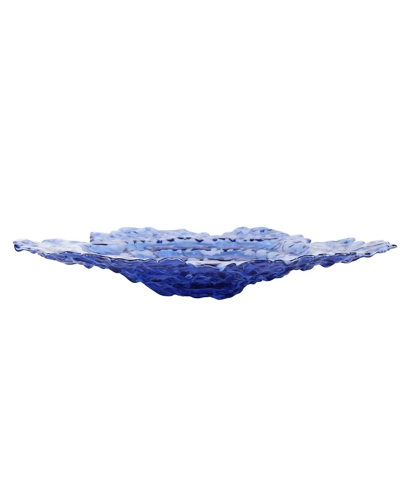 Vietri Ostrica Glass Centerpiece