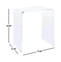 Pryor Acrylic Side Table