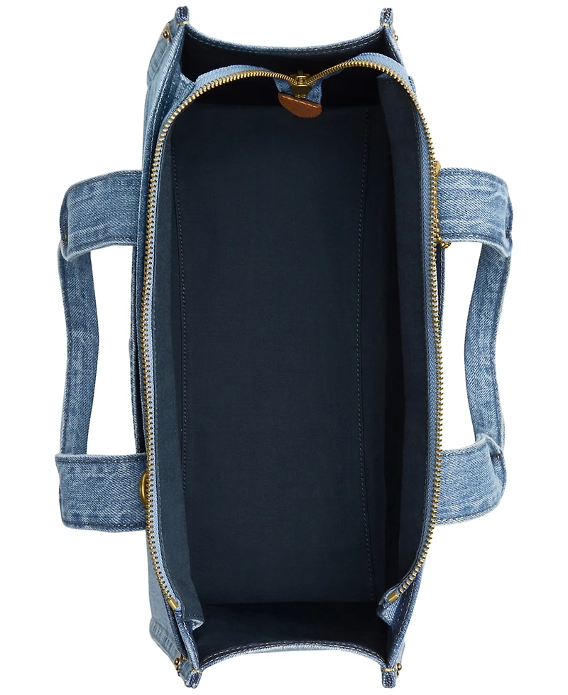 Coach Denim Cargo Tote