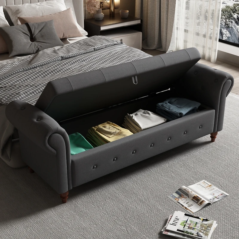 Streamdale Furniture Bed Bench Fabric