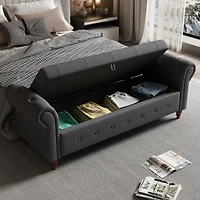 Streamdale Furniture Bed Bench Fabric