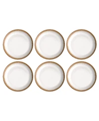 Abode Homewares Carmel Reactive Salad Plates Merge, Set of 6