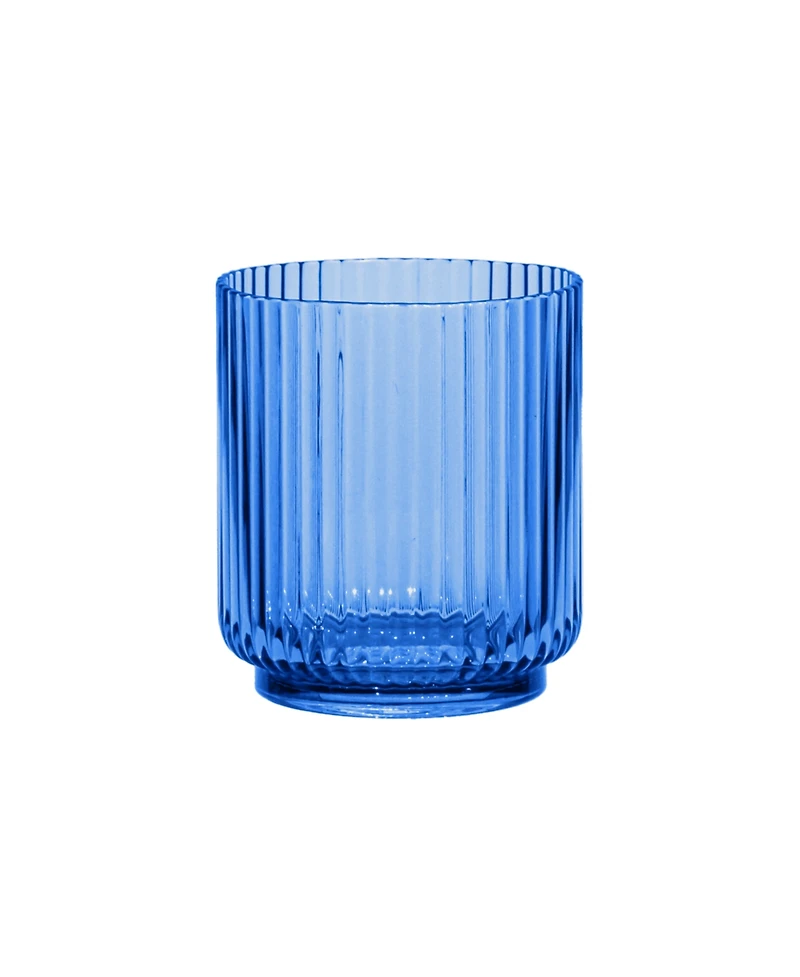Abode Homewares Mesa Double Old Fashioned Cobalt Glasses, Set of 6
