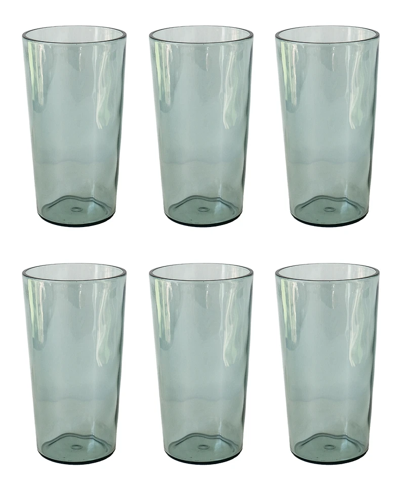 Abode Homewares Rustic Jumbo Glasses, Set of 6