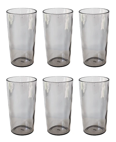 Abode Homewares Rustic Jumbo Glasses, Set of 6