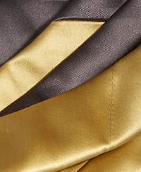 Tayion Collection Men's Brown Solid Tie