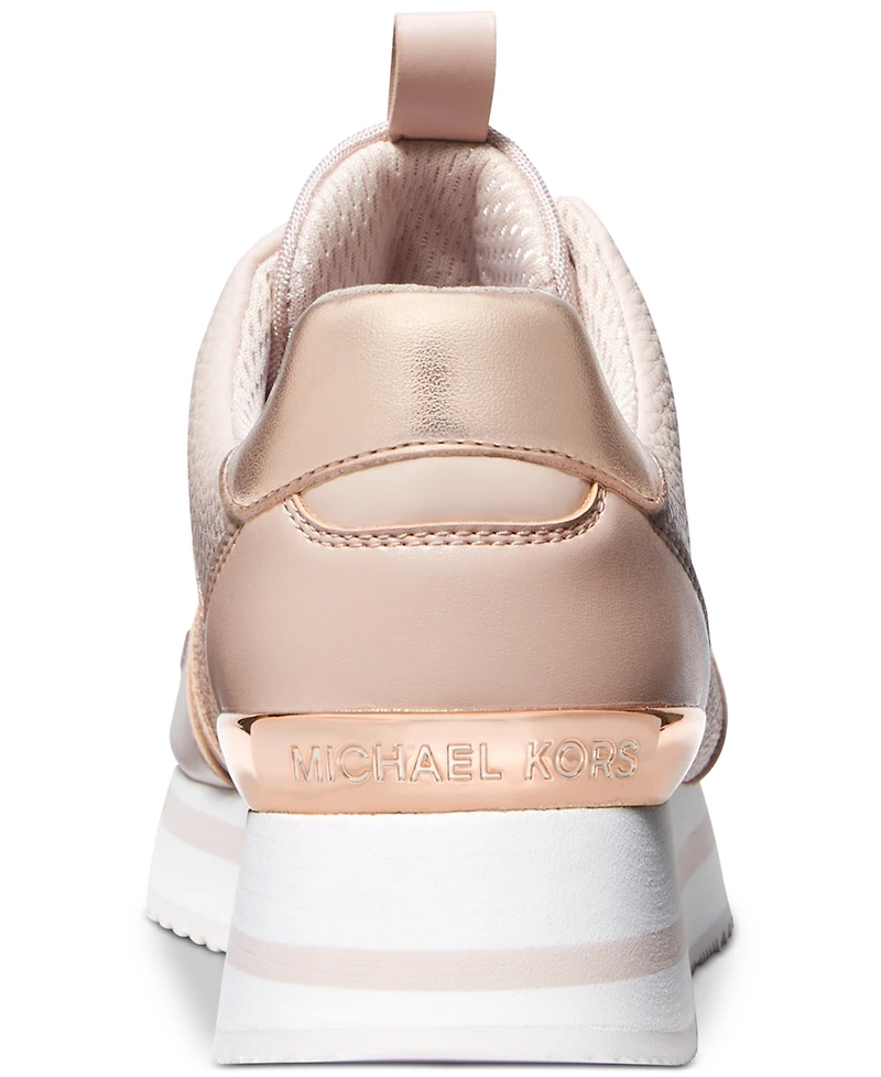 Michael Kors Women's Raina Lace-Up Trainer Running Sneakers