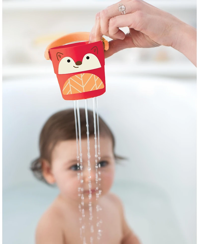Skip Hop Zoo Stack and Pour Buckets Toy