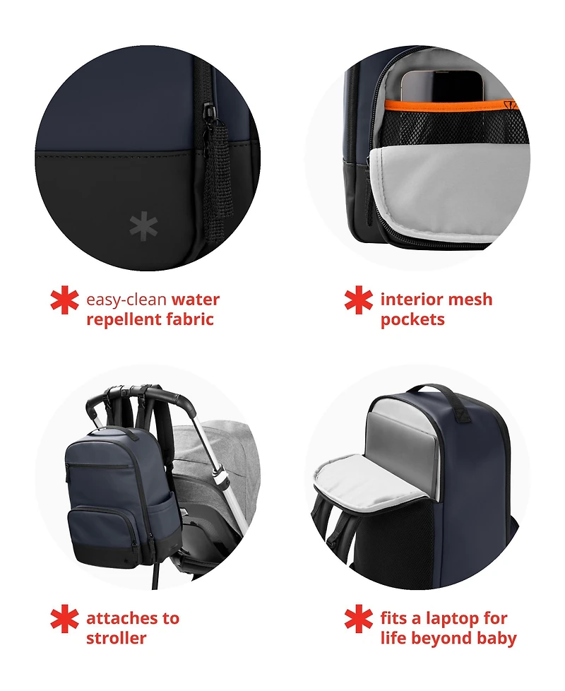Skip Hop Flex Baby Boys or Baby Girls Diaper Bag Backpack