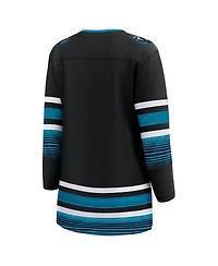 Women's Fanatics Black San Jose Sharks Alternate Premier Breakaway Jersey